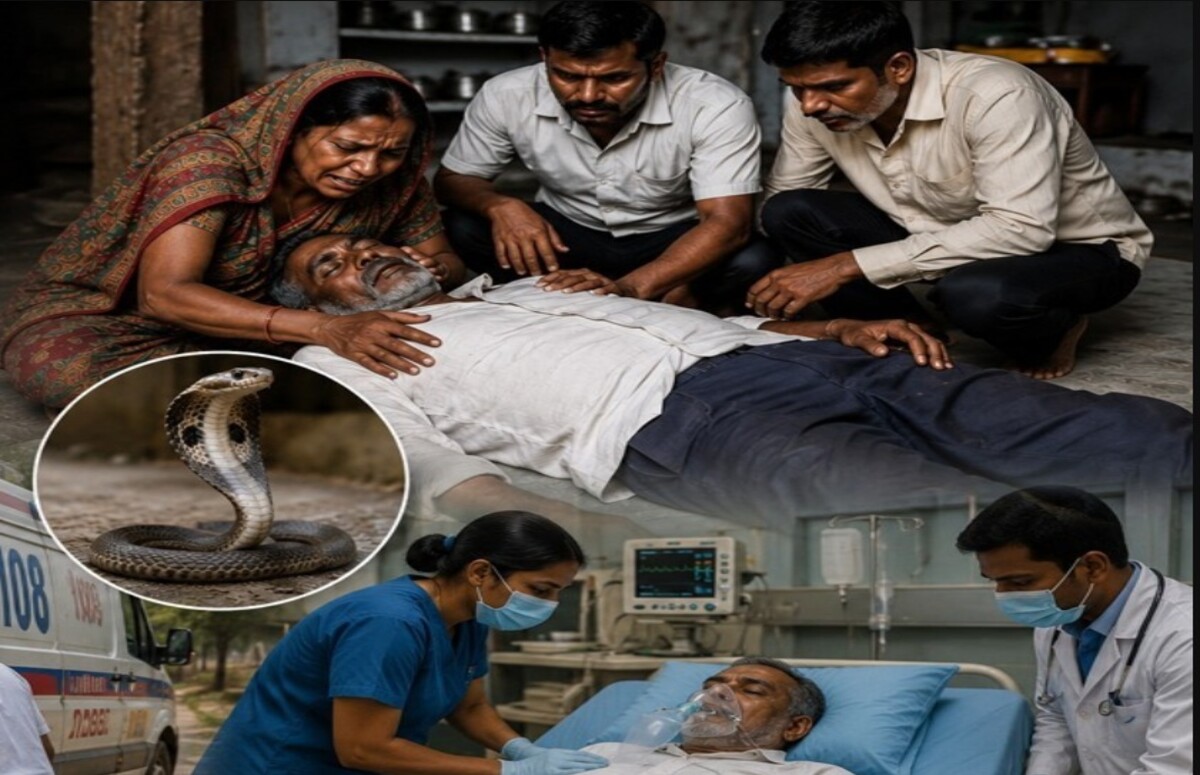 Panchmahal: 60 વર્ષીય એક વૃદ્ધનું સાપ કરડવાથી મૃત્યુ થયું, હોસ્પિટલ પહોંચતા પહેલા જ તેમનું મોત નીપજ્યું