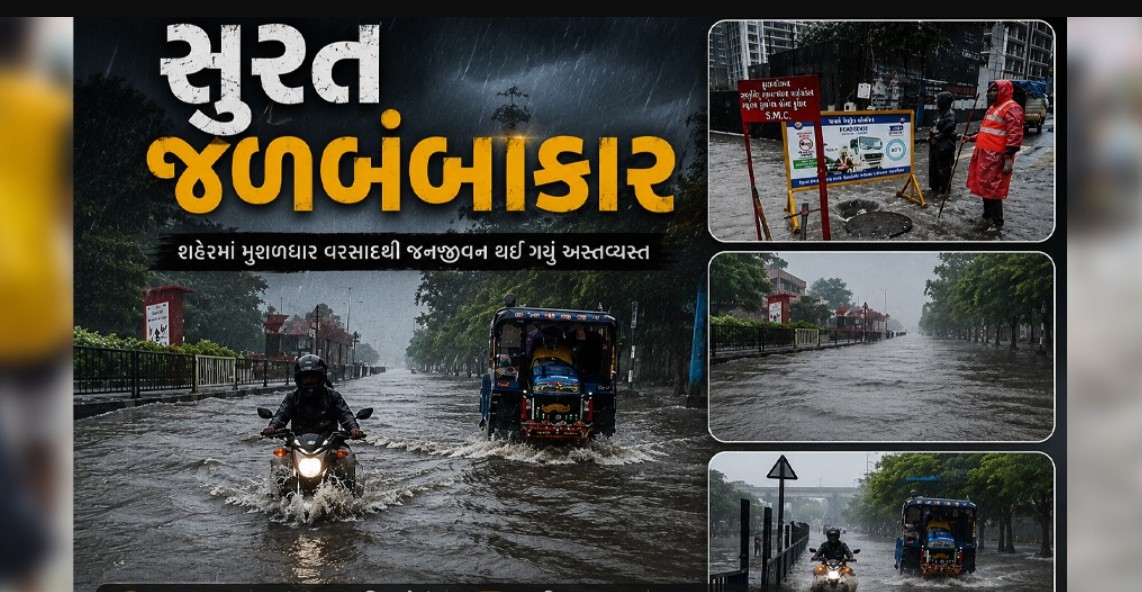 Rain Update: ખેડાના નડિયાદ-વાસોમાં પાણી ભરાયા, સુરતના ઉમરપાડામાં ડેમ તૂટ્યો, અમદાવાદમાં પણ મેઘરાજાની બેટિંગ