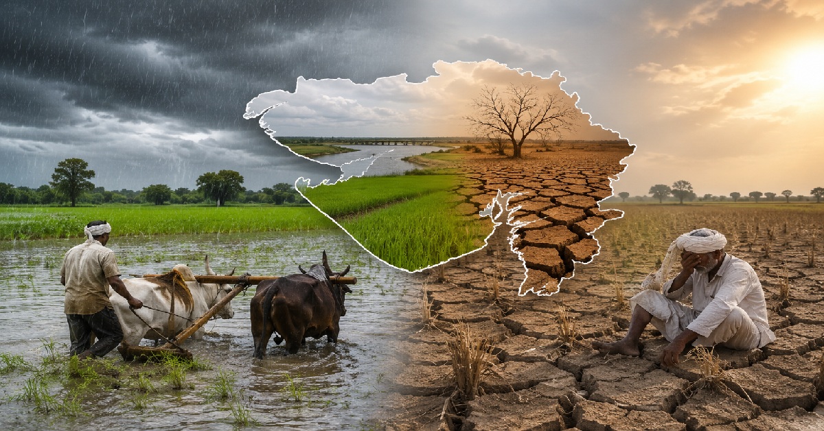 ચોમાસું આગળ વધ્યું છતાં Gujaratમાં વરસાદનું અસમાન વિતરણ, ખેડૂતોની ચિંતા વધી