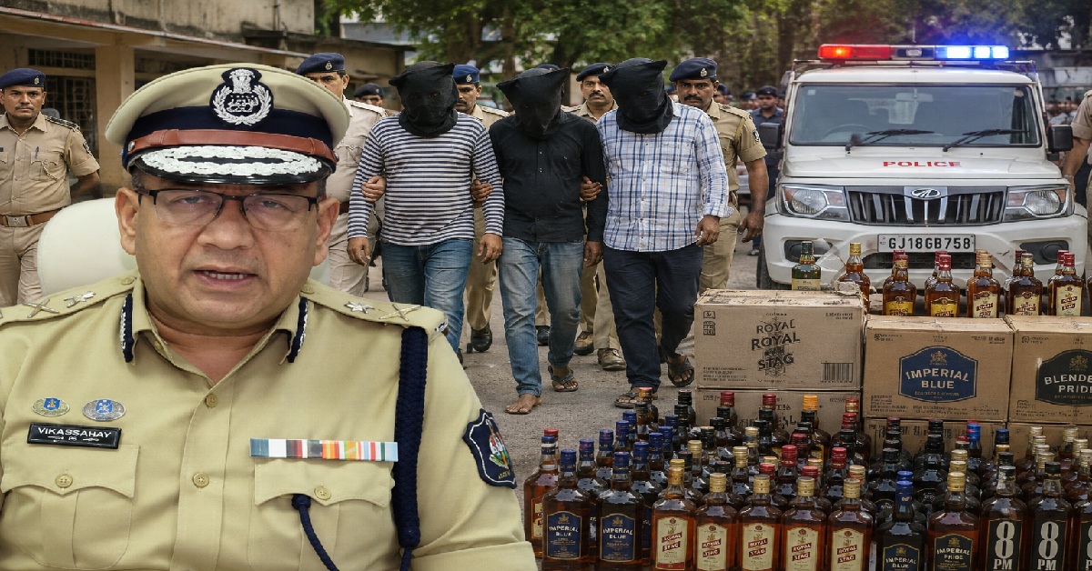 ભાવનગર  બાદ Gujarat Policeનો સપાટો, 4 દિવસમાં 436 કેસ અને 476 દારૂ માફિયાઓની ધરપકડ