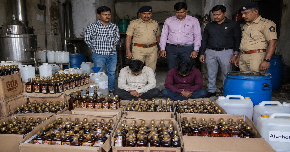 Gujaratમાં નકલી દારૂની ફેક્ટરીનો પર્દાફાશ, મોટી સંખ્યામાં બોટલો જપ્ત; બેની ધરપકડ