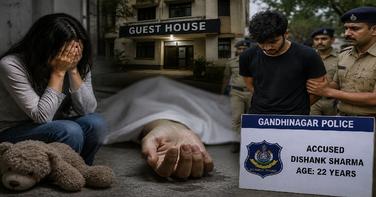 Gandhinagarમાં 17 વર્ષની સગીરા સાથે દુષ્કર્મ બાદ મોત, 22 વર્ષીય આરોપીની ધરપકડ