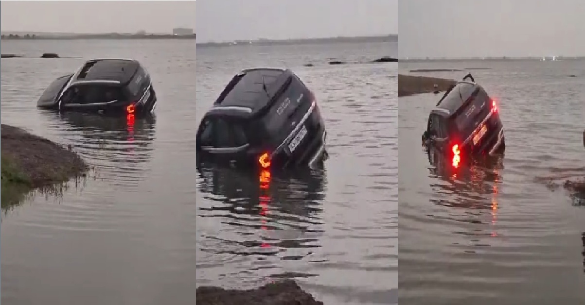 Rajkot: થોડા સેકન્ડની રીલ માટે જીવ જોખમમાં, ન્યારી ડેમમાં એન્ડેવર પાણીમાં પડી