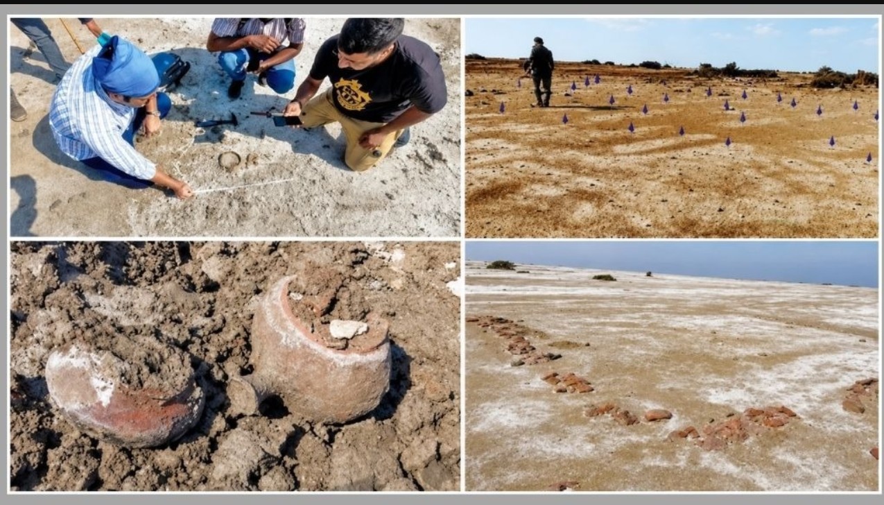 Kutch: ધોળાવીરા પછી, કચ્છમાં બીજી સદીઓ જૂની વસાહત મળી, પાકિસ્તાન સરહદ પર દટાયેલા 100 હાડપિંજર મળી આવ્યા