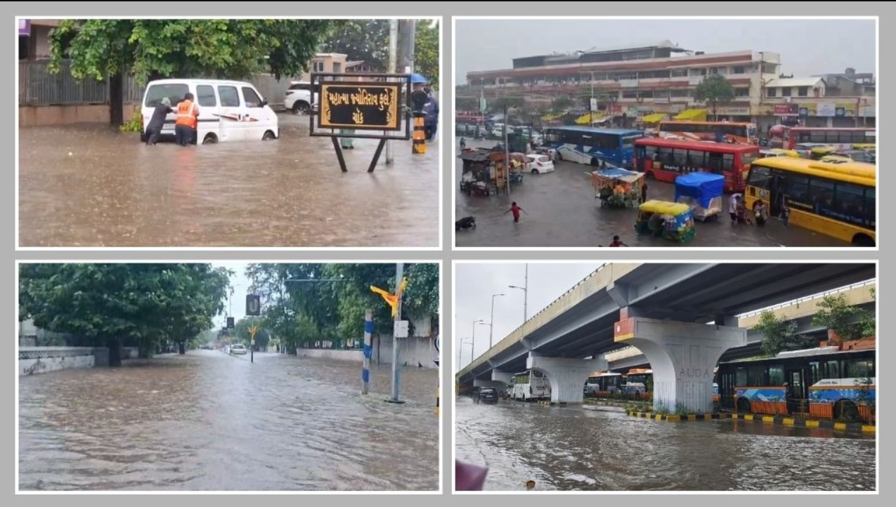 Ahmedabad: વાવાઝોડાએ તબાહી મચાવી, 8 કલાકમાં 5 ઇંચથી વધુ વરસાદથી વટવા-લાંભા પાણીમાં ડૂબી ગયા