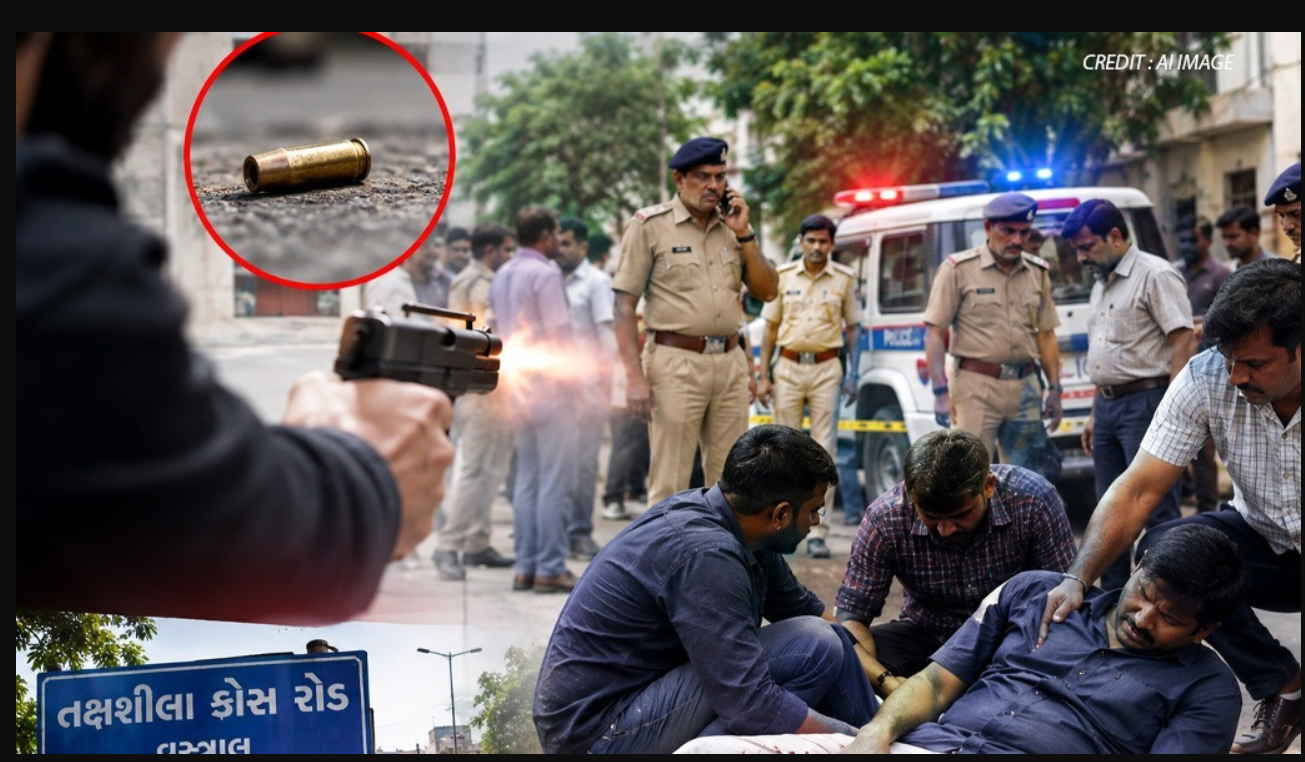 Ahmedabad: વરસાદ વચ્ચે ગોળીબારની ચોંકાવનારી ઘટના, બે નિવૃત્ત સૈન્ય કર્મચારીઓ વિવાદ ઉકેલવામાં નિષ્ફળ ગયા