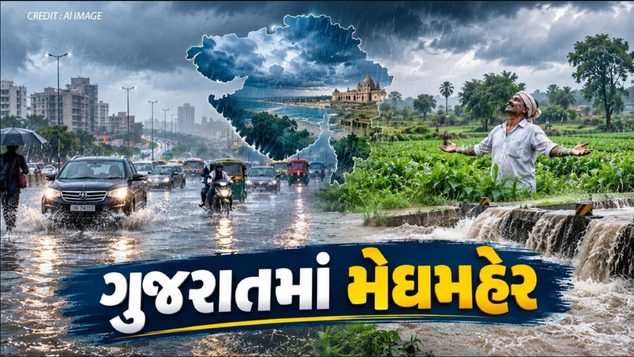 Weather update: બોરસદ અને આણંદમાં 6 કલાકમાં 5 ઇંચથી વધુ વરસાદ પડ્યો, મેઘરાજાએ 210 તાલુકાઓમાં તબાહી મચાવી