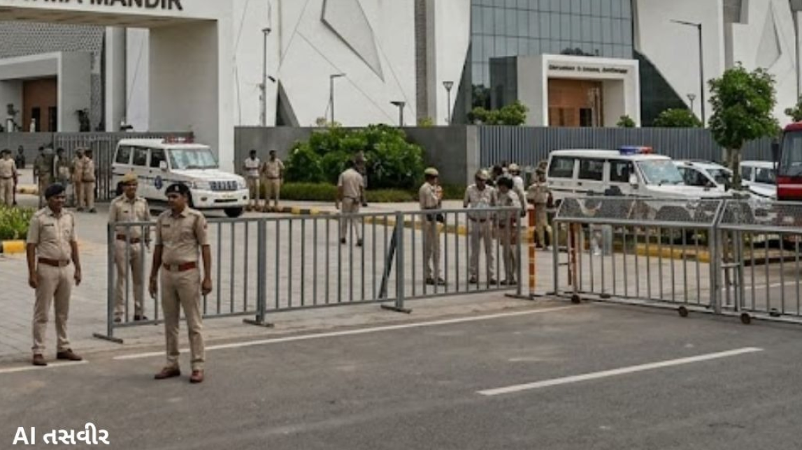 Bomb threat: રાજકોટ કોર્ટ, મહાત્મા મંદિર અને નાયરા રિફાઇનરીને ઉડાવી દેવાની ધમકીભર્યો ઇમેઇલ મળ્યો
