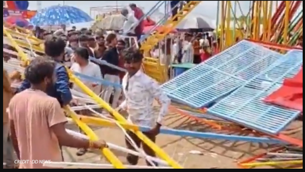 Surendranagar: તરણેતરના મેળામાં મોટી દુર્ઘટના ટળી, મોતના કૂવાનું સ્ટેજ તૂટી પડતાં મચી નાસભાગ