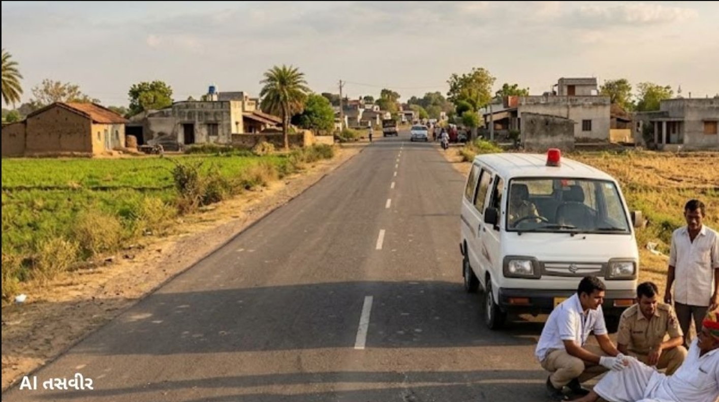 Bharuch: આમોદ-પાલેજ રોડ પર હિટ એન્ડ રનની ઘટનામાં અજાણ્યા વાહનની ટક્કરથી એક વ્યક્તિનું મોત, પોલીસે તપાસ શરૂ કરી