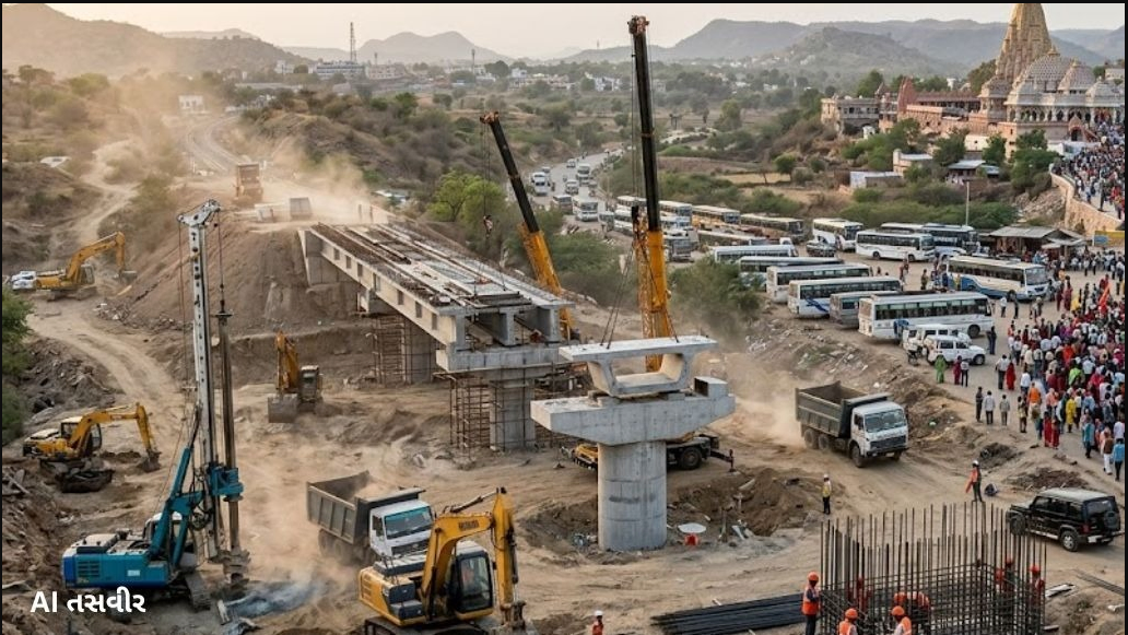 Banaskantha: નવા અંબાજી રેલ્વે સ્ટેશનનું કામ ત્રણ વર્ષમાં માત્ર 13% પૂર્ણ થયું છે! મુસાફરોએ હજુ ત્રણથી ચાર વર્ષ રાહ જોવી પડશે