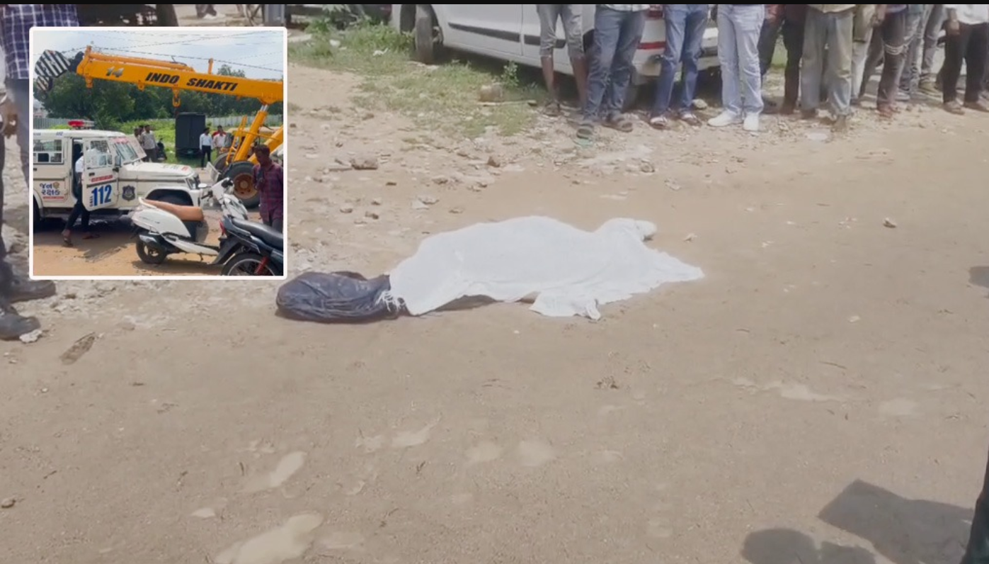 Ahmedabad: ગોતામાં સિલ્વર ઓક કોલેજની બહાર ક્રેન અથડાવાથી એક આશાસ્પદ યુવતીનું મોત