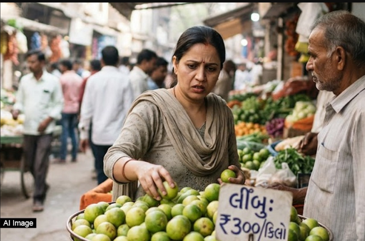 Lemon Price Hike:  ભરચોમાસે લીંબુના ભાવમાં 4 ગણો ભડકો! ગૃહિણીઓનું બજેટ ખોરવાયું, દિવાળી સુધી નહીં મળે રાહત