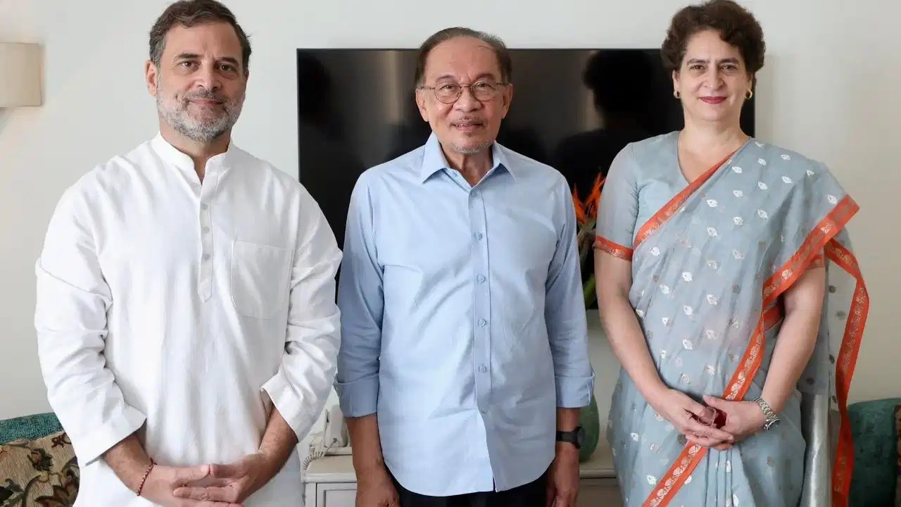 malaysia: મલેશિયાના વડાપ્રધાન અનવર ઈબ્રાહિમે રાહુલ અને પ્રિયંકા ગાંધી સાથે નાસ્તો કર્યો; અગાઉ બ્રિક્સ (BRICS) કાર્યક્રમમાં ભાગ લીધો હતો