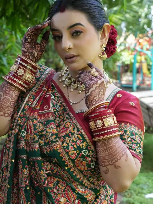 અભિનેત્રી અંકિતા ડેવે પરંપરાગત આઉટફિટમાં નવી તસવીરો શેર કરી