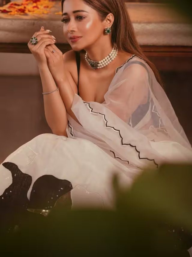 બ્લેક એન્ડ વ્હાઇટ આઉટફિટમાં ટીના દત્તાનો ગ્લેમરસ ફોટોશૂટ