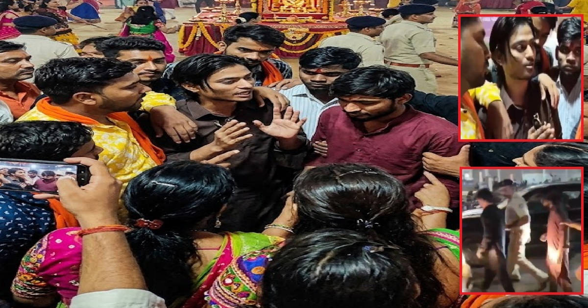 Ahmedabadના ગરબા પંડાલમાં બે મુસ્લિમ યુવાનો પકડાયા, બજરંગદળના કાર્યકર્તાએ માર માર્યા બાદ પોલીસને સોંપાયા