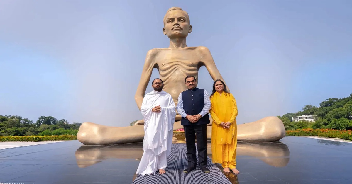 Gautam Adaniએ શ્રીમદ રાજચંદ્ર મિશનની મુલાકાત લીધી, નવરાત્રી અંગે કહી ખાસ વાત