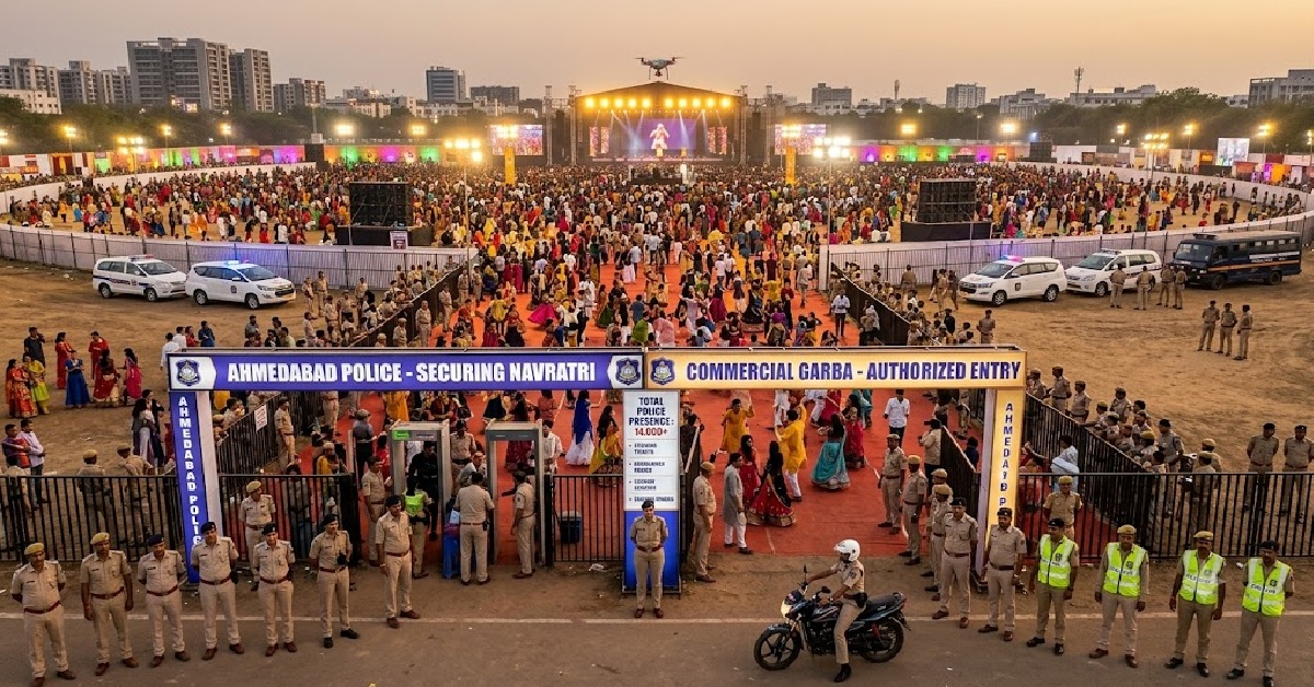 નવરાત્રિ માટે Ahmedabad Police સજ્જ, 14 હજાર પોલીસકર્મીઓ સાથે 84 કોમર્શિયલ ગરબાને મંજૂરી