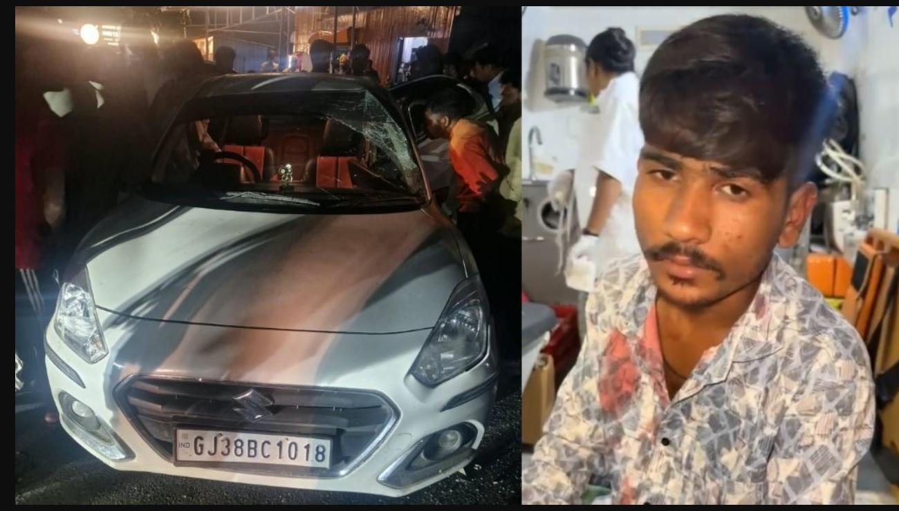 Ahmedabad: ઇસ્કોન બ્રિજ પાસે નબીરાએ ફરી એક વાર તબાહી મચાવી, બેફામ ગાડી ચલાવતા યુવકે કર્યો 3 કારને ટક્કર મારી