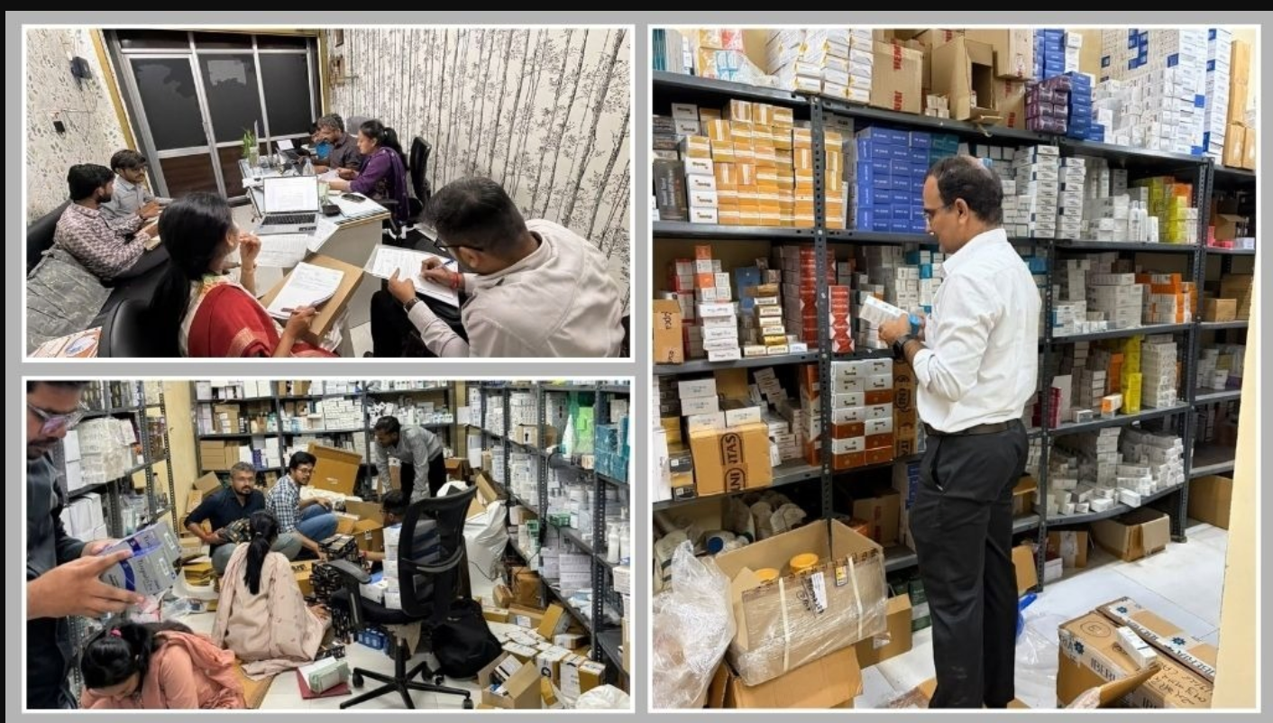 Gujarat: ઓનલાઈન અને સ્ટોર્સમાં ગેરકાયદેસર ડ્રગનું વેચાણ, FDCAના દરોડા, 42 લાખ રૂપિયાથી વધુ કિંમતના ડ્રગ્સ જપ્ત,2 કંપનીઓના લાઇસન્સ રદ