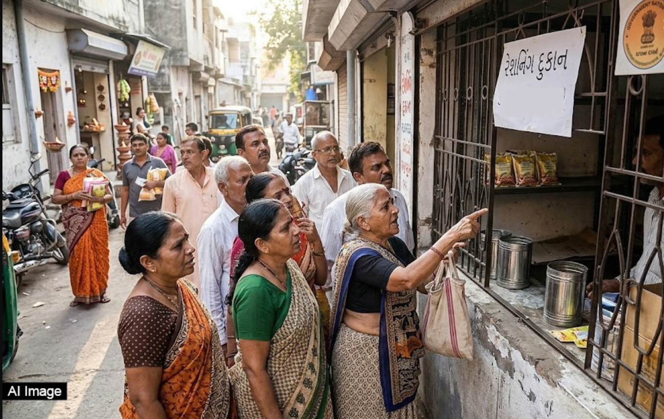 Vadodara: દિવાળી દરમિયાન રસોઈ તેલનો સંપૂર્ણ પુરવઠો ઉપલબ્ધ ન હોવાથી રેશનકાર્ડ ધારકોને મુશ્કેલી,જેના કારણે દુકાનો પર ઘર્ષણ થઈ શકે છે.