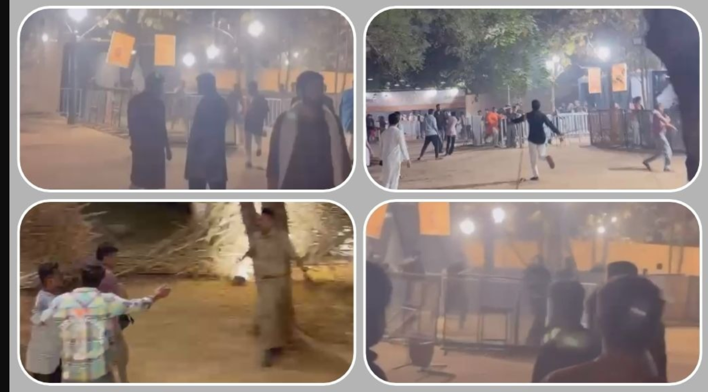 Ahmedabad: અમદાવાદ નજીક સાંતેજમાં મંડળી ગરબામાં અંધાધૂંધી, પ્રવેશને લઈ સર્જાયો ભયંકર વિવાદ