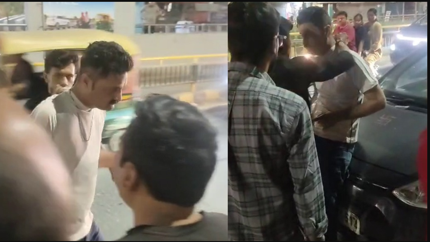 Ahmedabad: નશામાં ધૂત વાહનચાલકનો આતંક, સ્થાનિકોએ તેને પકડીને પોલીસને સોંપ્યો, કારમાંથી 2 બોટલ દારૂ મળી
