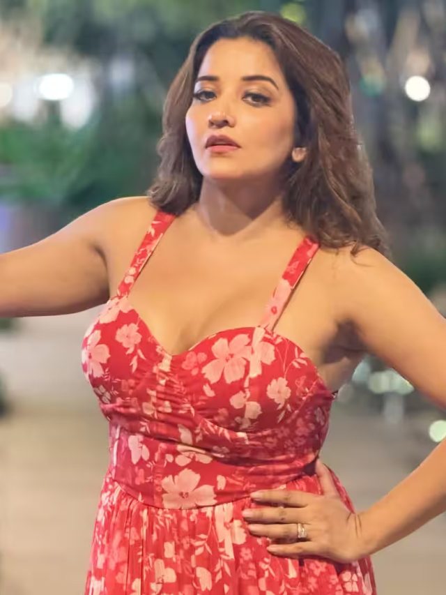 મોનાલિસાનો કેમેરા સામે ગ્લેમરસ લૂક વાયરલ